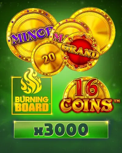 16 Coins Burning Board chez Winolot Casino