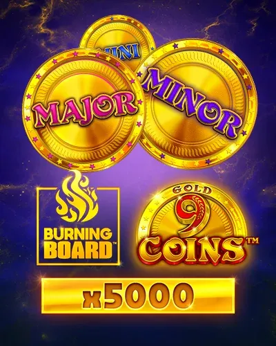 9 Coins Gold Burning Board machine à sous — Winolot Casino